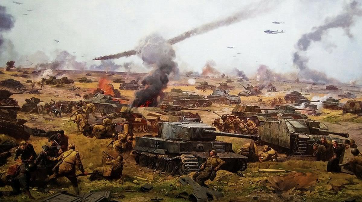 Курская битва диорамы в музее на Поклонной горе